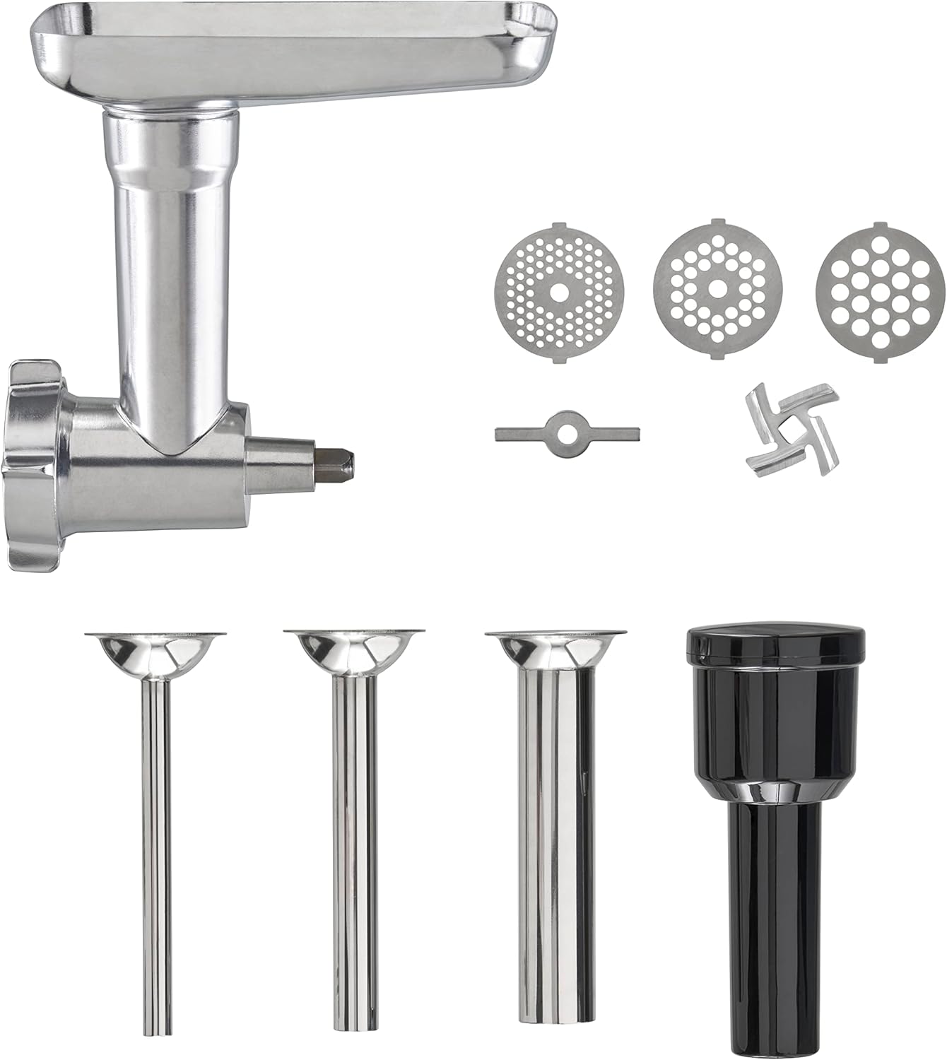 VALICLUD Edelstahl Fleischwolf Messer & Lochscheibe - Ersatzteile Für Küchenmaschinen