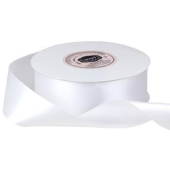 【 YILON MADE】Satin ribbon tops ホワイト Amazon.com: TONIFUL 1 Inch x 100yds White Satin Ribbon, Thin
