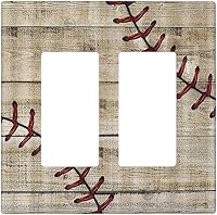 Vista 57 de Cubierta de Placa de Pared de 2 Pandillas de Mármol Abstracto, Placa Frontal de Interruptor de Luz Eléctrico Decorativa en Azul Marino y Oro