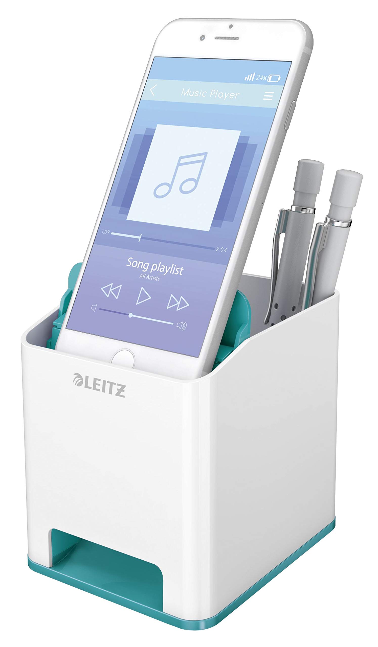 Leitz WOW Accessori da ufficio (set completo, bianco/nero) (blu ghiacciaio)