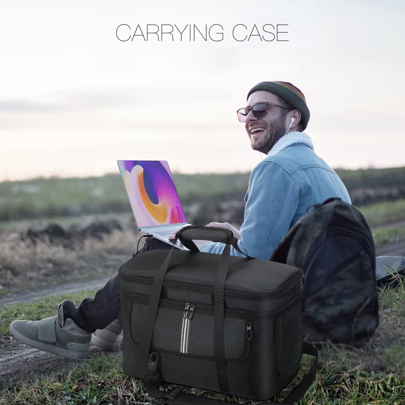 DJI Power 1000 V2 Power Station Custodia da Trasporto Borsa da Viaggio con Tracolla e Tasche