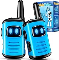 Vista 9 de Walkie Talkies de juguete para niños: comedyfun Mini Robots Walkie Talkies paquete de 2 regalos de Navidad y cumpleaños para niños de 3, 4, 5, 6, 7