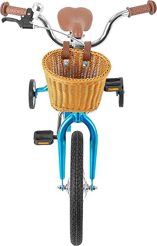 Miniatura 3 de Retrospec Beaumont Mini bicicleta infantil de 16 pulgadas para niños de 4 a 6 años con neumáticos de amortiguación, frenos en V, ruedas de