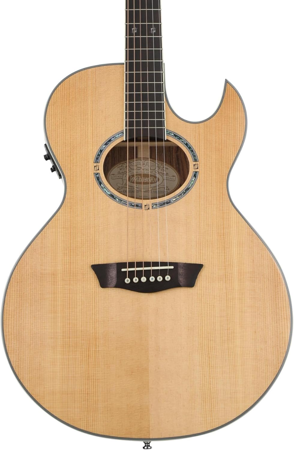 Washburn USM-EA20SNB Nuno Signature Series Acoustic Electric Guitar, Natural