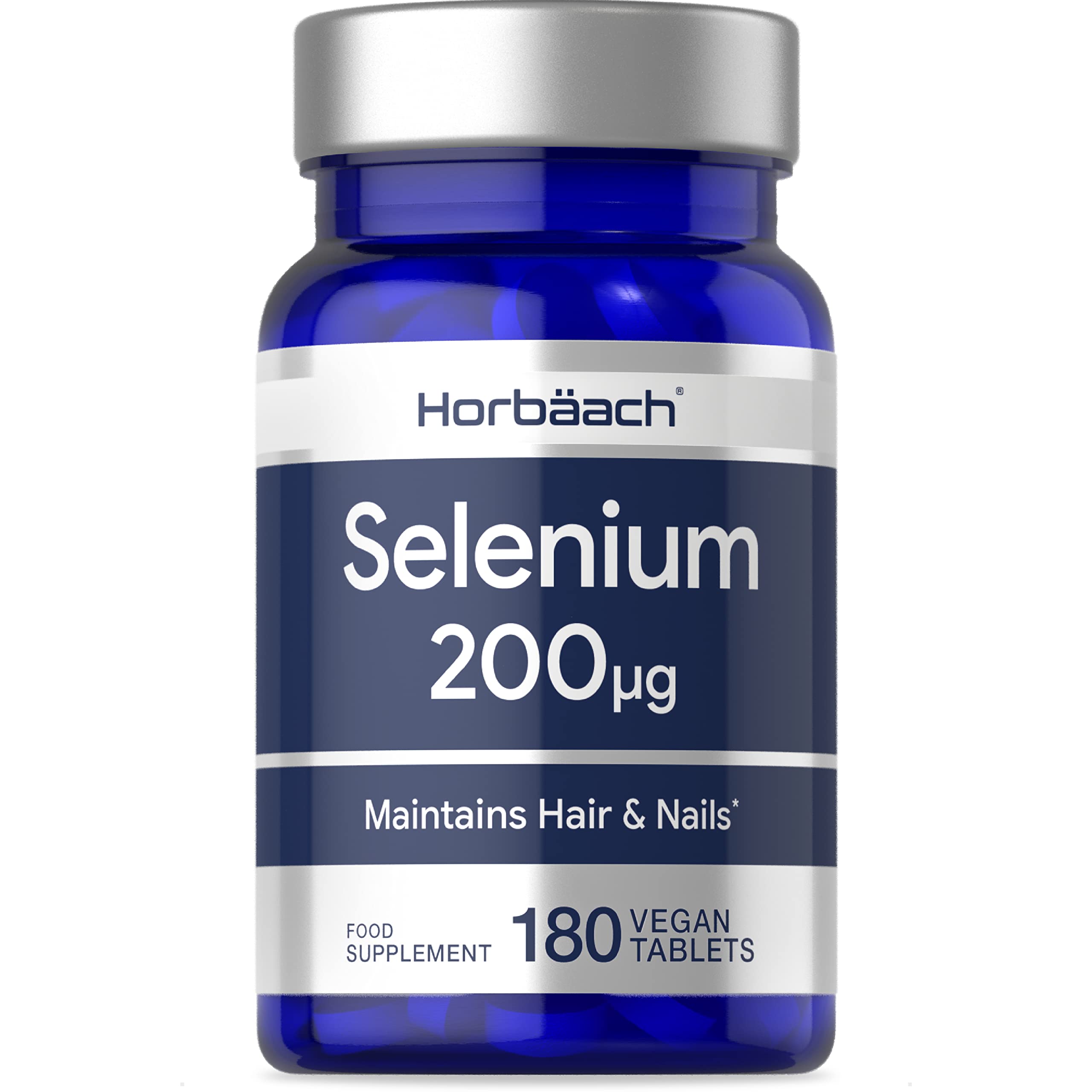 Buy Selenium Tablets 200mcg High Strength Thyroid Supplement 180