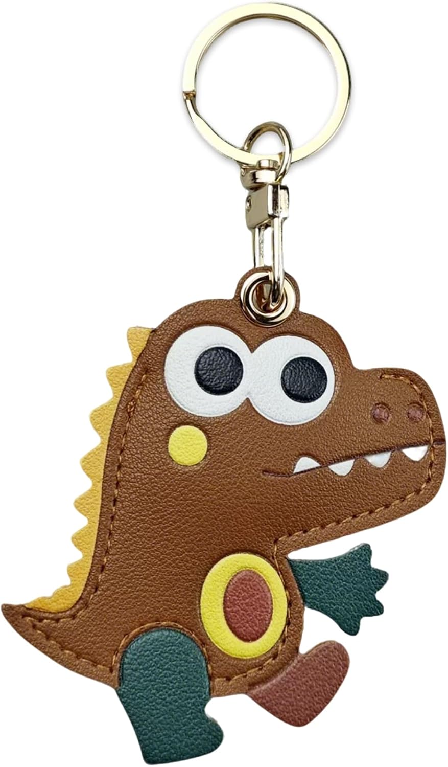 For AirTag Keychain cute, Hidden Cute Air Tag holder with Keychain Ring Leather Case for Keys, Bag, Pets