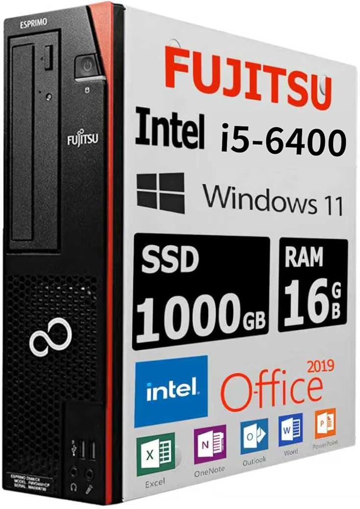 Amazon.co.jp: 【整備済み品】富士通 デスクトップPC D586/第6