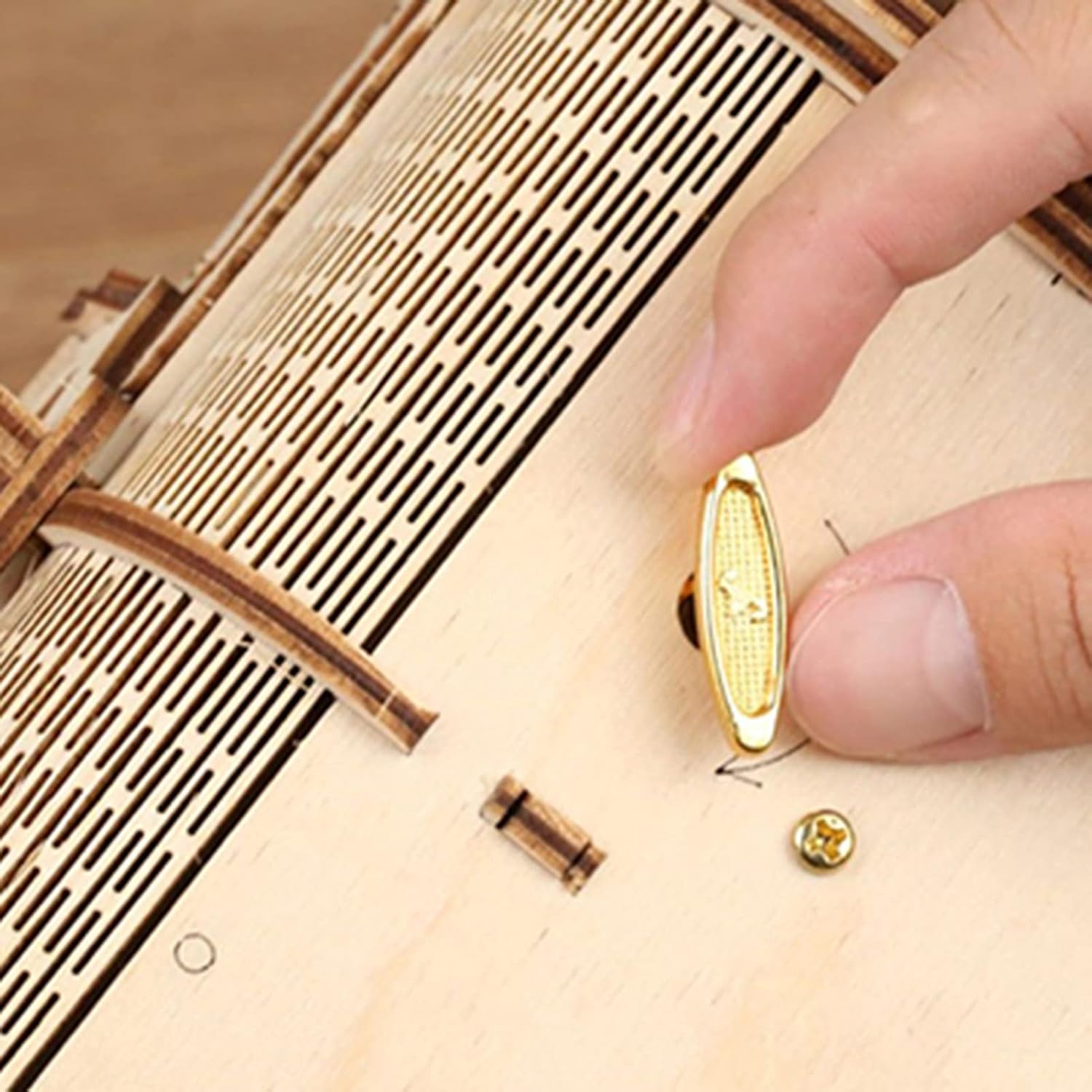 Jewelry Box DIY Hand-Assembled Jewellery Box Music Box Display Storage Case Large Capacity Necklace Bracelets Box Watch Storage Oganizer image 4