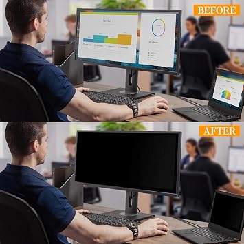 24 Inch Computer Privacy Screen for 16:9 Widescreen Monitor