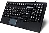 Adesso AKB-425UB - Easytouch Rackmount USB Touchpad Keyboard, Black