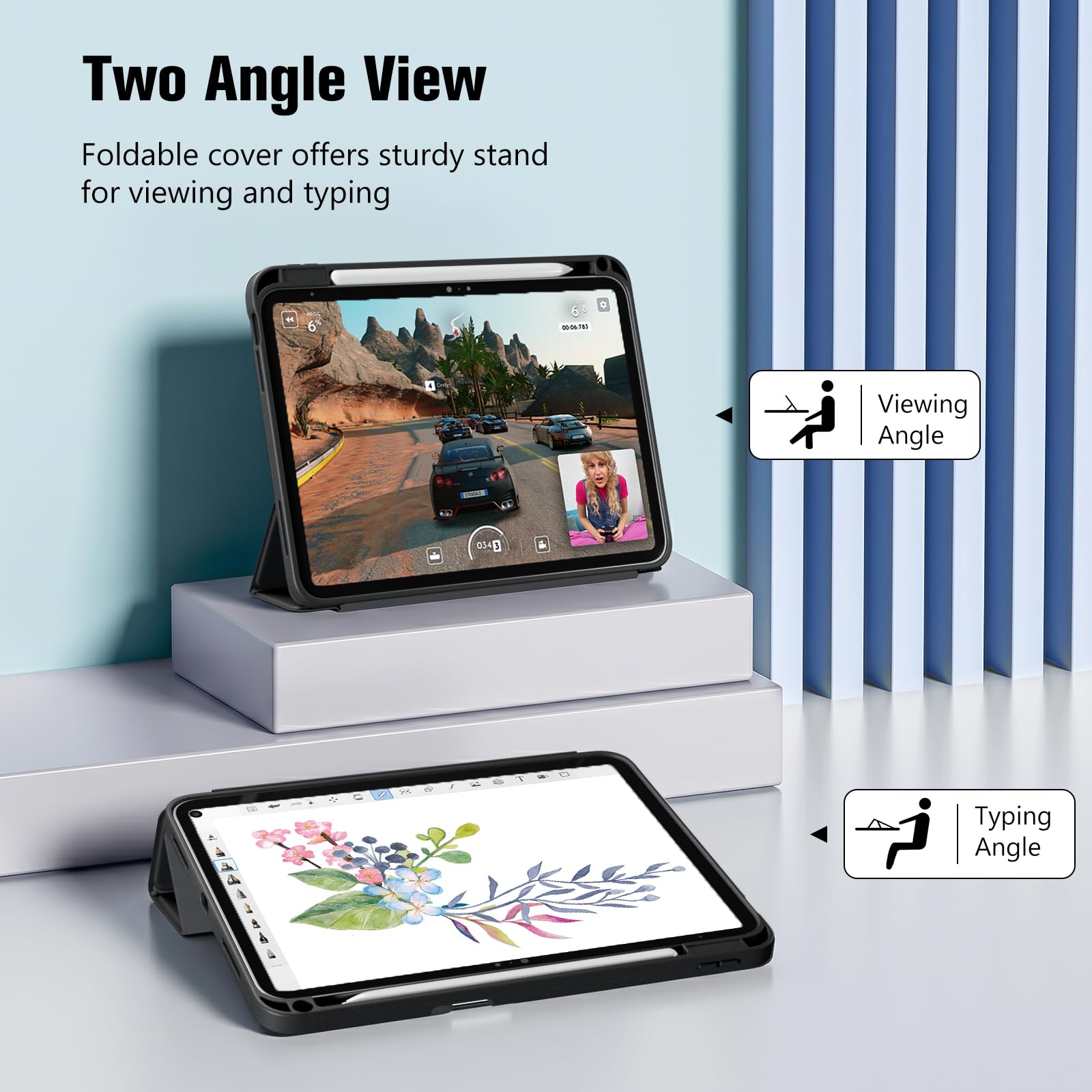 Amazon.co.jp: ProCase iPad A16 第11世代 11インチ 2025 / 第10世代