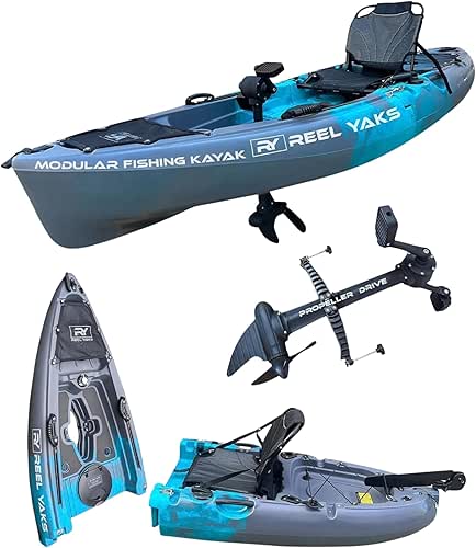 Reel Yaks Raptor Modular Fishing Kayak - 9.5ft, 380 lbs