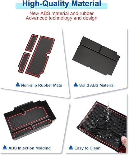 Miniatura 5 de Organizador de consola central Crosstrek 2024 para Subaru Crosstrek (BasePremiumSportLimitedWilderness), inserto de bandeja de consola Crosstrek