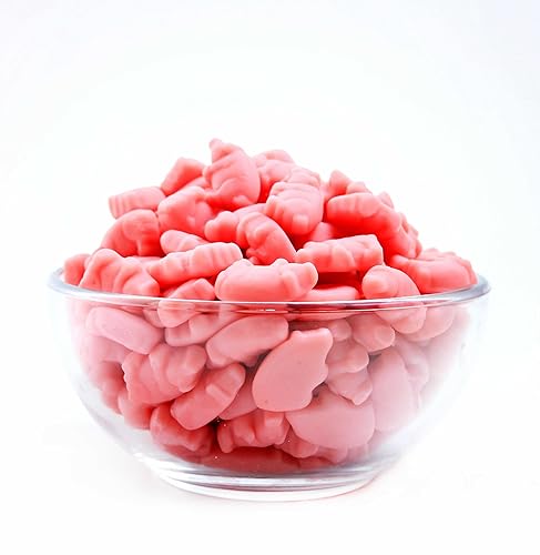 Miniatura 3 de SweetGourmet Gustaf's Gummy Pink Pigs, 2.2 libras, sabor a fresa, 100 piezas