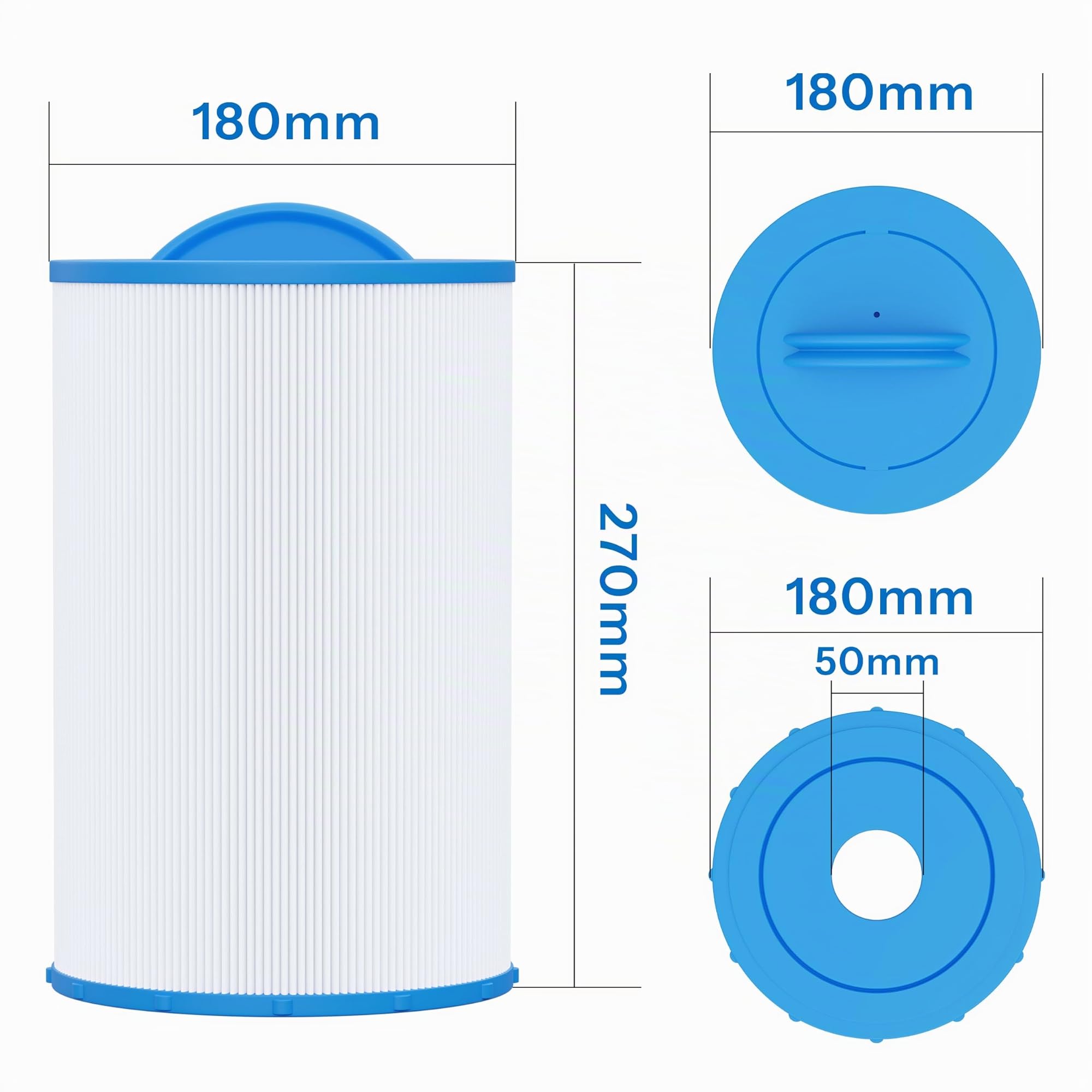 Cartouche Filtrante Piscine Compatible avec Weltico® C2, 1PCS
