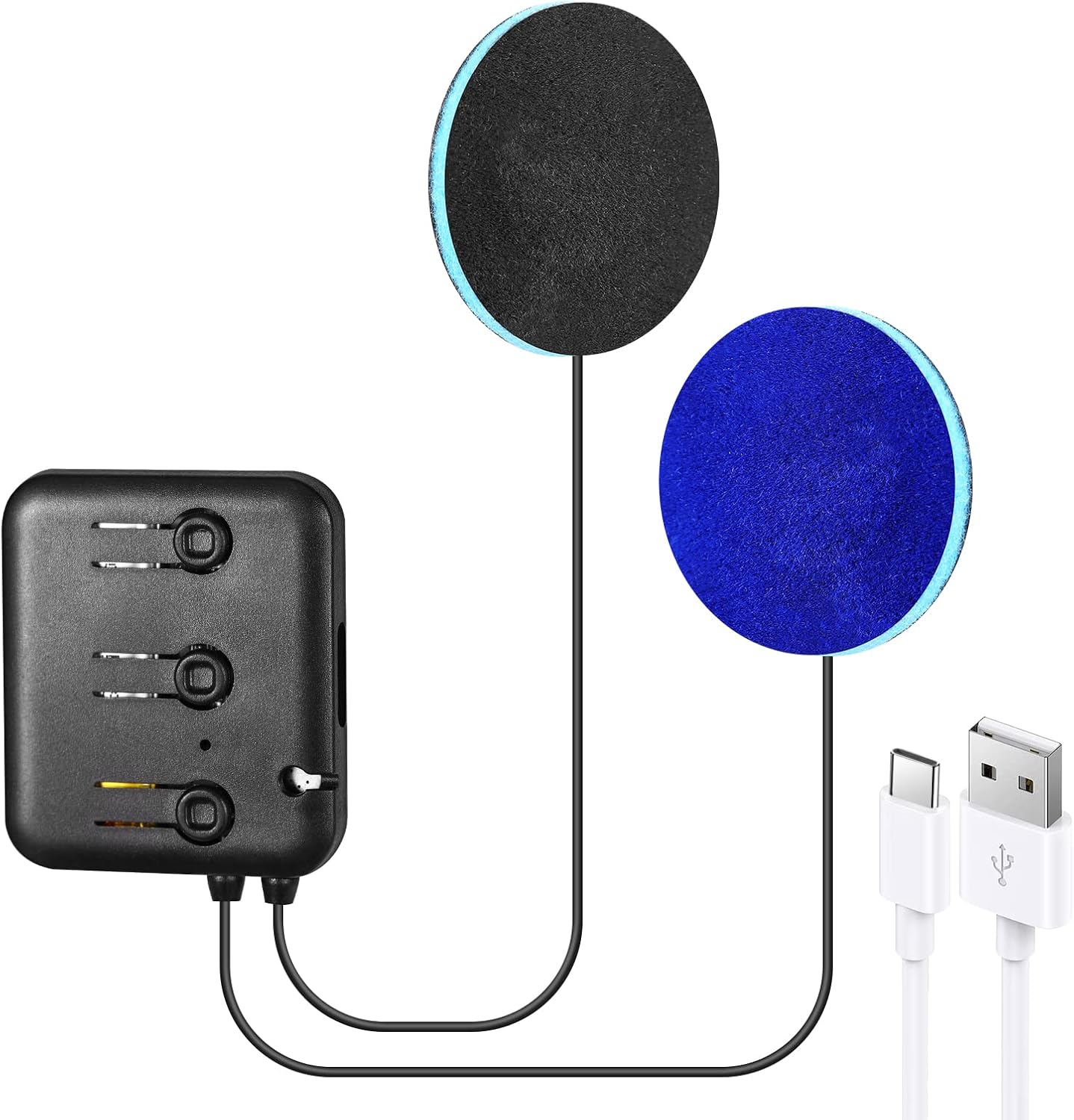 Bluetooth-Module V5.4 Ultra Thin 3mm Replacement Stereo Speakers,Pillow Speaker with Mic, DIY Headset, for Sleep Headphones, Beanie,Headband Side Sleepers Running Yoga Meditation