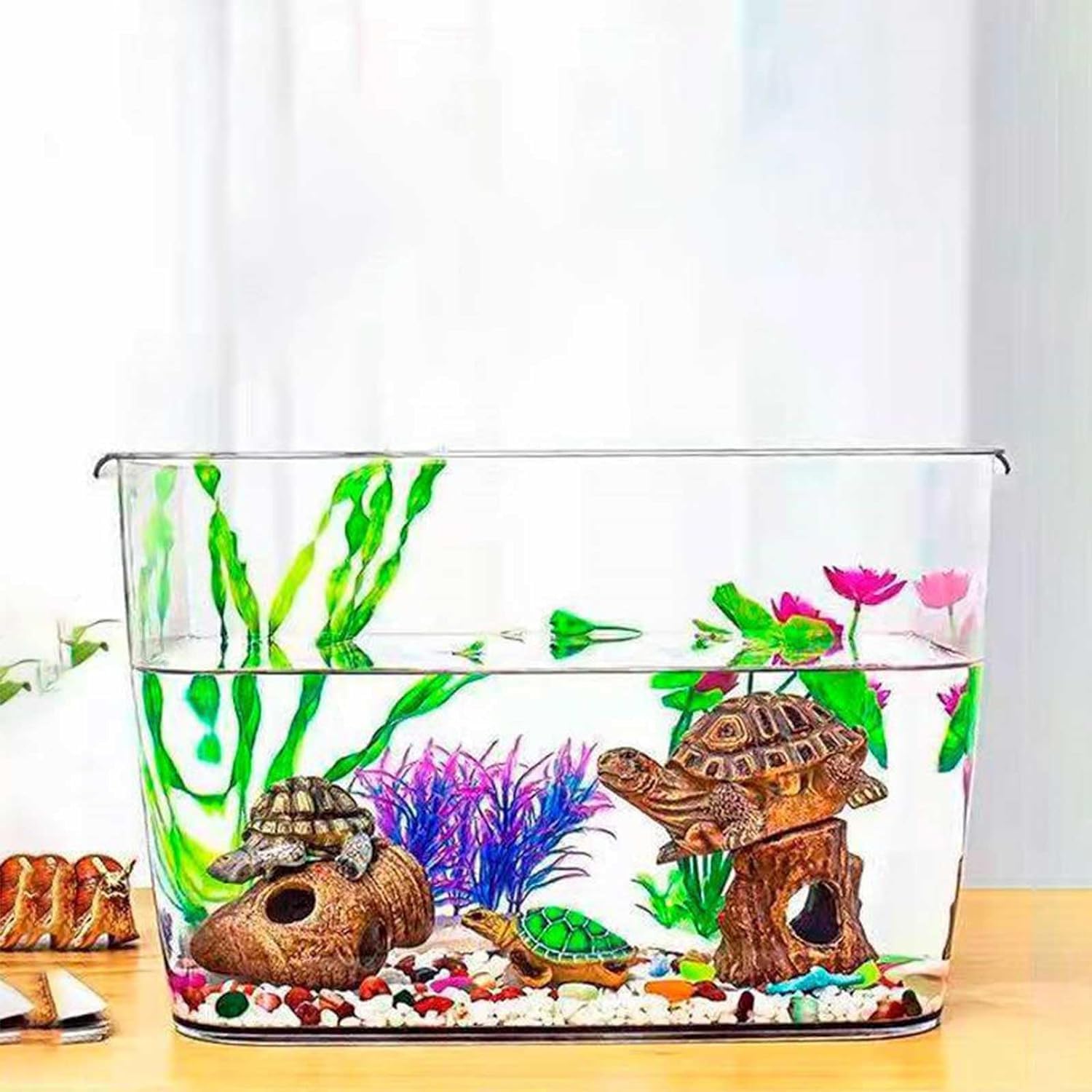 Amazon.co.jp: 金魚鉢 メダカ 透明 水槽 花瓶 アクアリウム ボトル