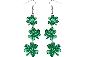 St. Patrick's Day Dangle & Hoop Earrings for Women, Delightful Holiday Accessories