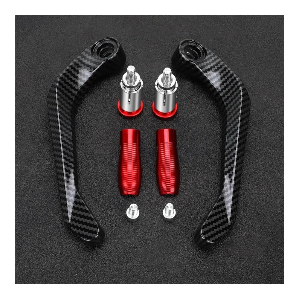 BEQLXTA Brake Lever Guard Motorcycle Handlebar Brake Clutch Lever Hand Guard Protector Handguard for FZR1000 FZR250 FZR400 FZR400RR FZR600 FZR600RR(Red NO Logo)