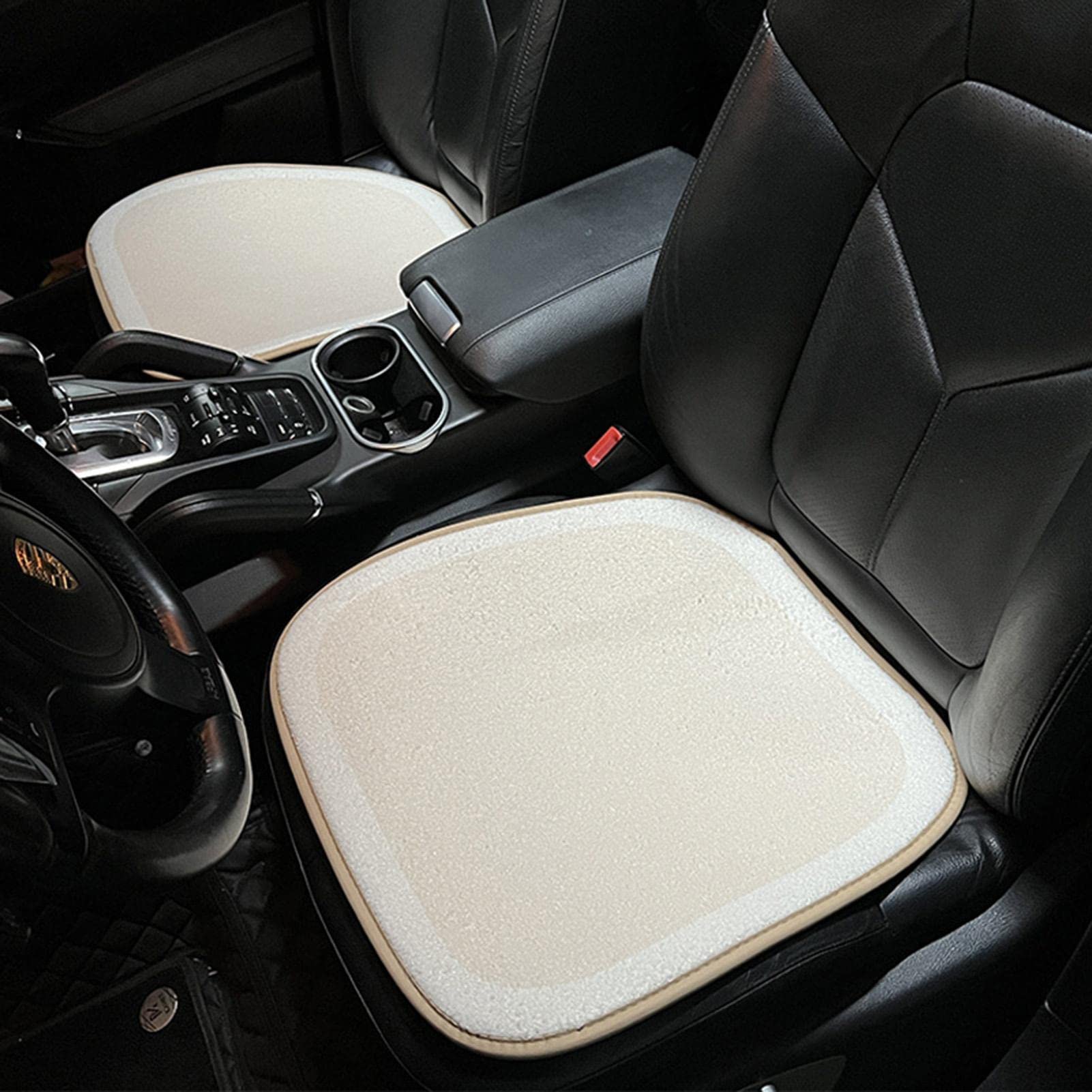 Cojín de Asiento para automóvil - Cojín de Asiento Transpirable para automóvil - Cojín de Asiento del Conductor Que Incluye cojín Delantero, cojín, Almohada, Adecuado para Todas Las Estaciones