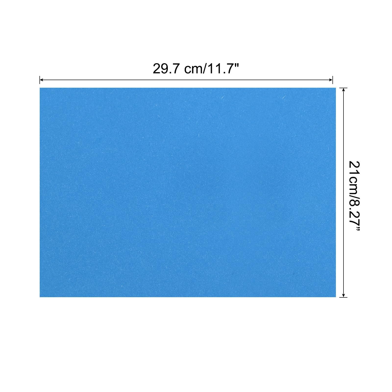 TOP-VIGOR 50 Sheets Coloured Origami Paper, A4 Double Sided, Handmade Craft Paper, for DIY Art Crafts, Drawing Cutting, Copy, Lake Blue - Image 2