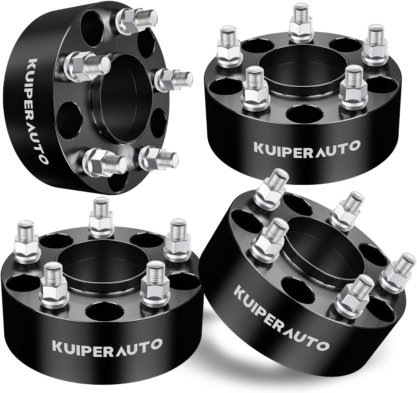 5x5.5 Wheel Spacers, 2 inch Hubcentric Forged Wheel Adapters Compatible for 2019-2023 Dodge Ram 1500 Classic, M14 x 1.5" Studs 77.8mm Center Bore, 4 PCS Black