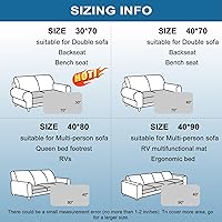 Vista 6 de hyha Manta impermeable para perros, manta reversible para cama de mascotas, funda de sofá suave lavable para perros, funda impermeable para sofá