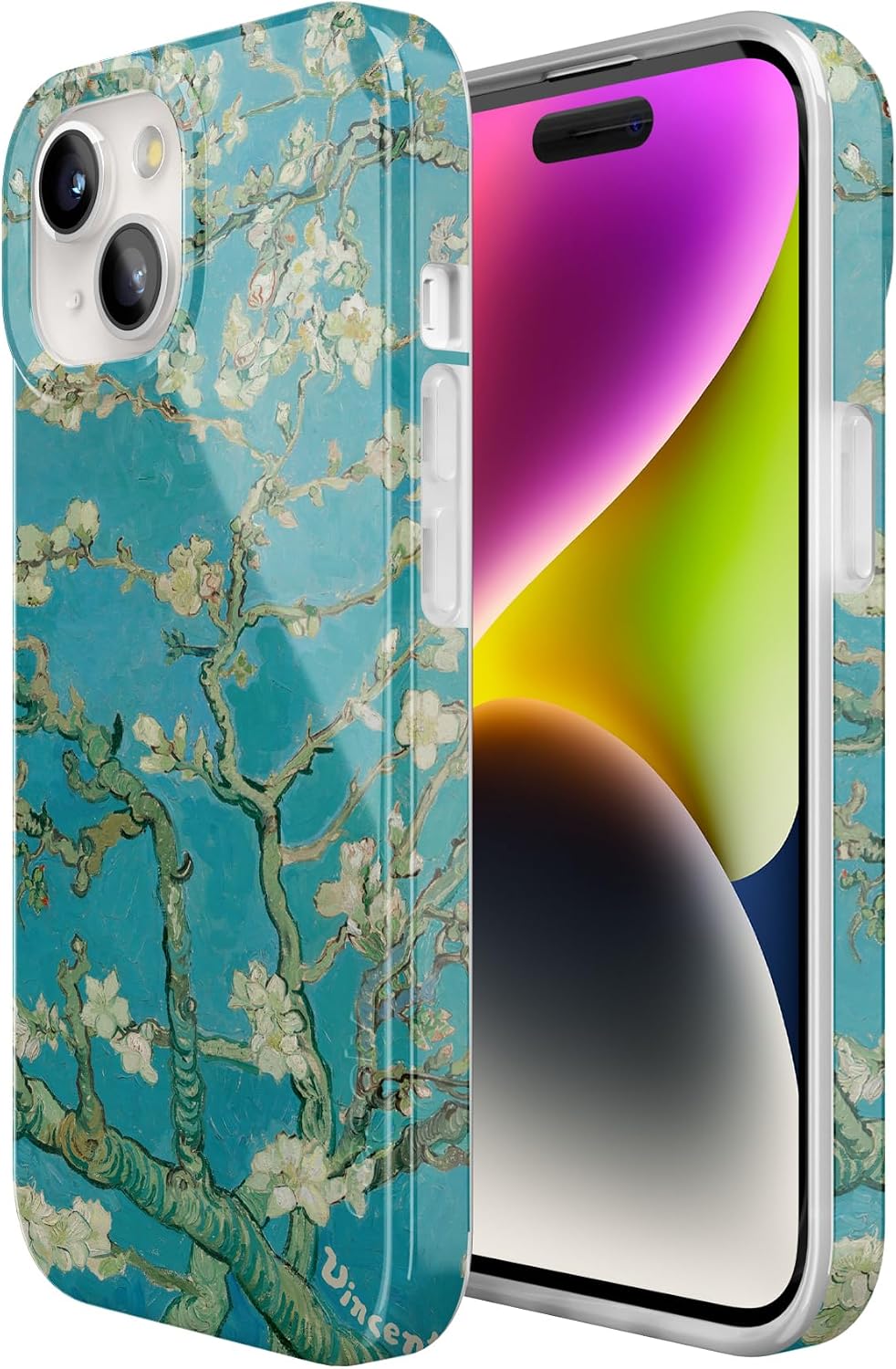 Casely iPhone 15 Plus Case | Van Gogh | Almond Blossom Floral | Compatible with MagSafe | Classic Ultra Slim Design