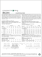 Vista 2 de Butterick Patterns B6201CDD Vestido para niño/niña, CDD (2-3-4-5)