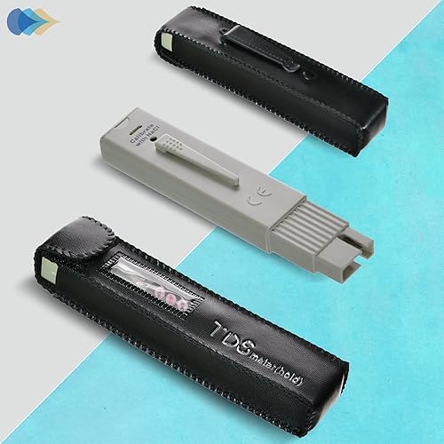 Vista 2 de iSpring, kit de medidor de prueba de dureza TDS, digital de 3 botones, con calibración de temperatura, amplitud de medición de 0 a 9990 ppm, 1 ppm