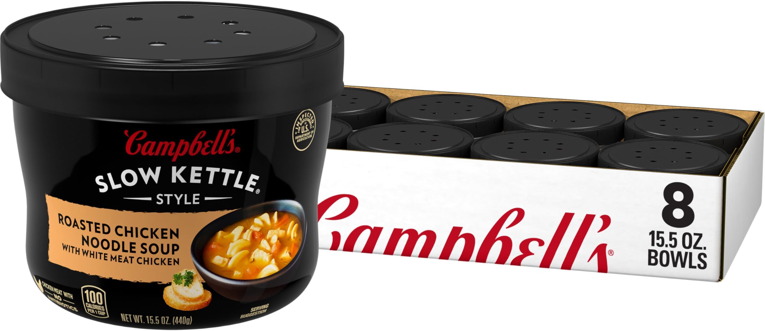 Campbell's Chunky Soup, Beef Soup with Country Vegetables, 15.25 oz Microwavable