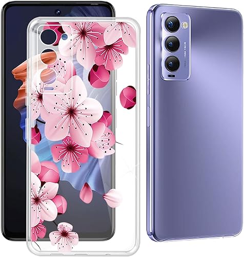 Para Tecno Camon 18P 6.80" Caso, Carcasa de silicona suave Carcasa protectora de goma flexible transparente TPU cubierta para Tecno Camon 18P -