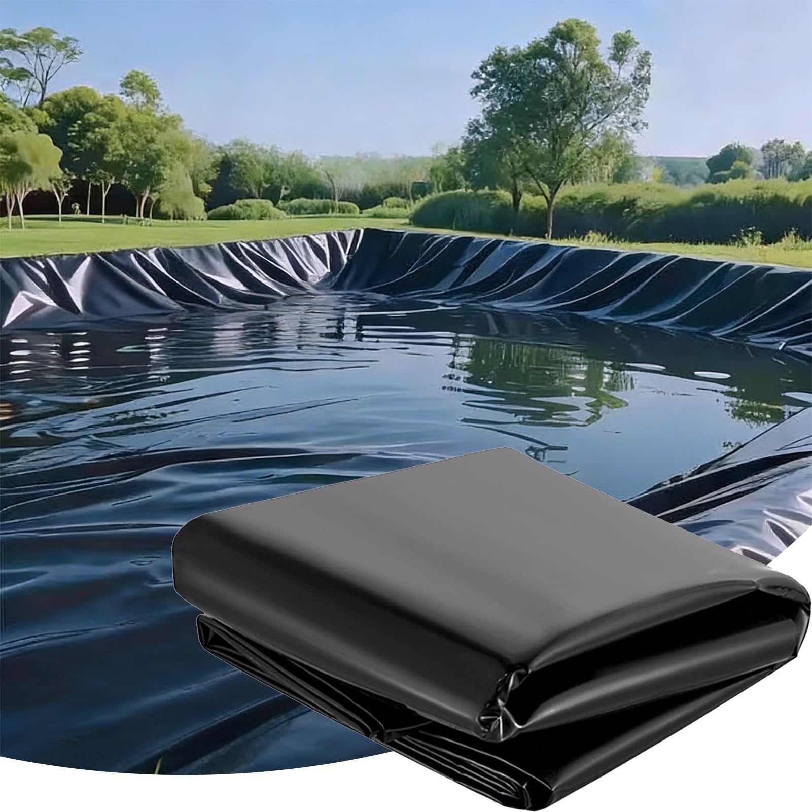 Tapis de bassin flexible étanche 0,1 m pour réparer ou créer un bassin