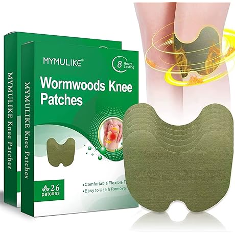 Wormwood Knee Patch: 52-Count Herbal Relief for Aching Knees