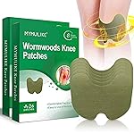 MYMULIKE 52 Count Knee Patches, Warming Herbal Patches for 8H Long Lasting Reducing of Joint Uncomfortable, Wormwood Extract Sticker for Knee, Back, Neck, Shoulder
