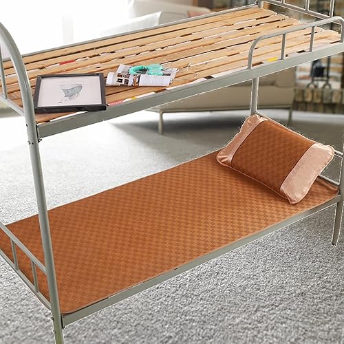 Miniatura 4 de Tapete para dormir de verano, 78 x 31 pulgadas, protector de colchón refrescante, plegable, para cama de verano, colchón fresco para dormir, colchón