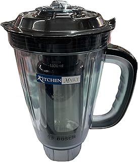 Kitchen Mart Replacement Jar For Bosch Mixer Grinder (Juicer Jar- 1500 Ml),750 Watts, Silver
