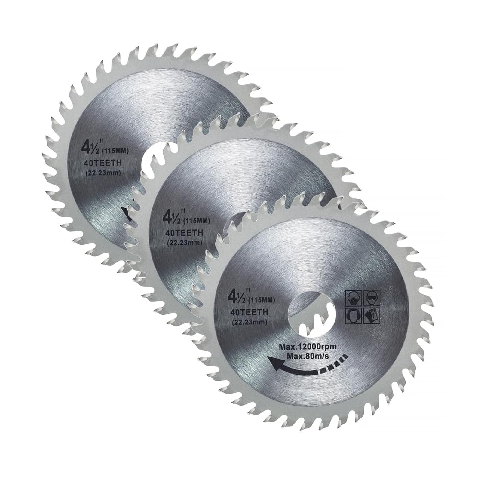 Wjelet 3 Pcs 115mm Carbide Circular Saw Blades
