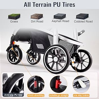 Amazon.com : Hagaday Baby Stroller, 2-in-1 Reversible