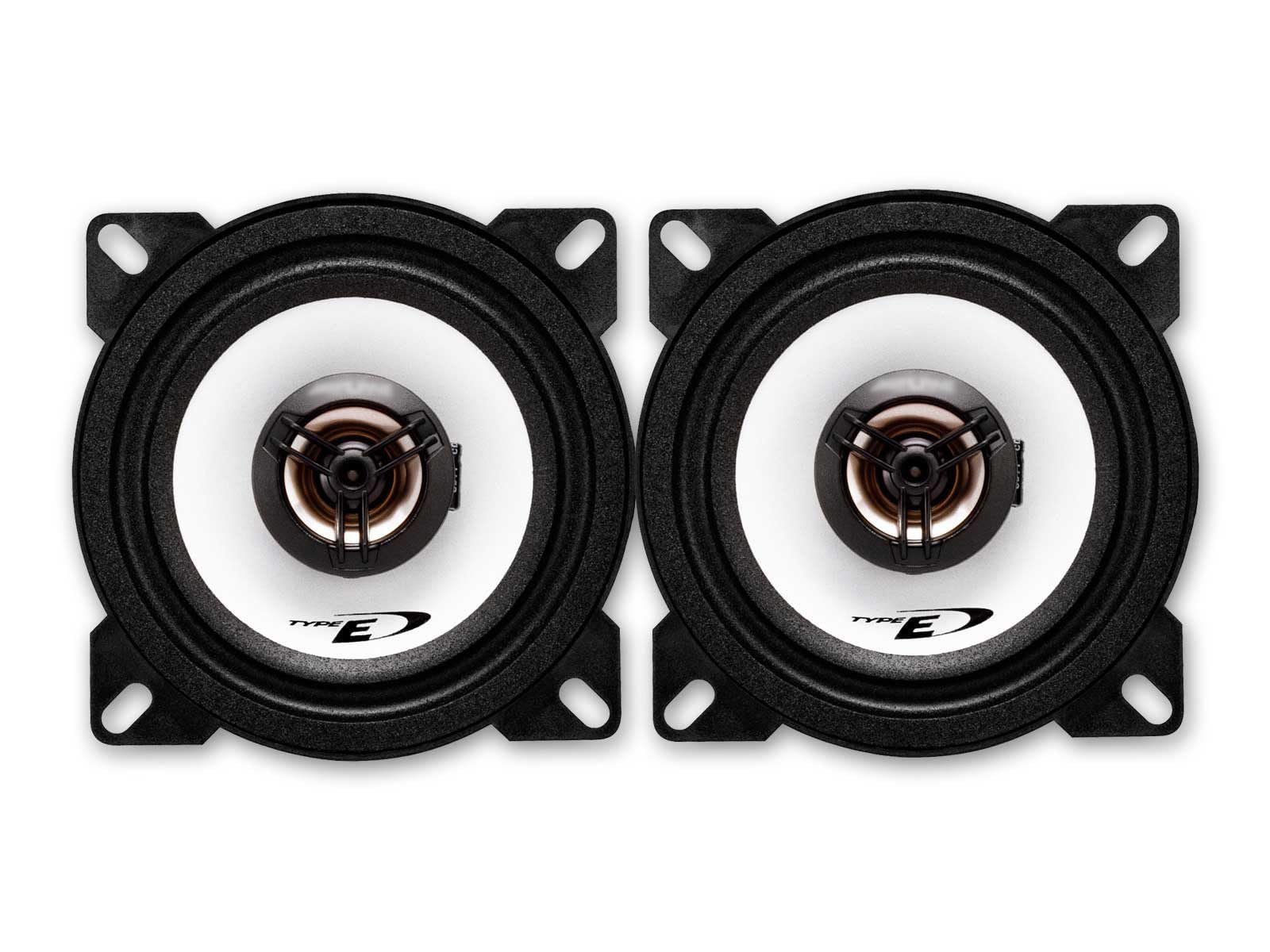 Lautsprecher Boxen Einbaupaket für Alpine SXE-1025S kompatibel mit Mercedes 190 W201 vorne | 2X Tief-Mitteltöner mit integriertem Hochtöner 180W MAX