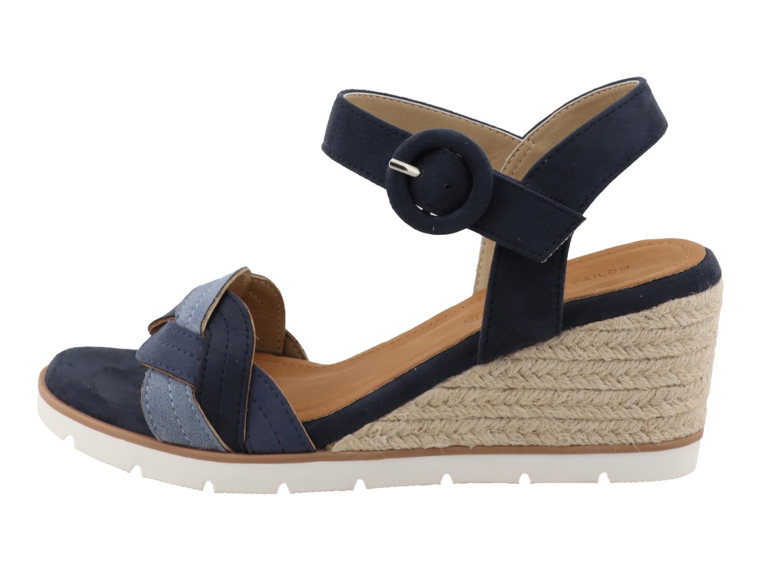 Sandale cale TOM TAILOR Femme fini le mal de pieds en talons compensés