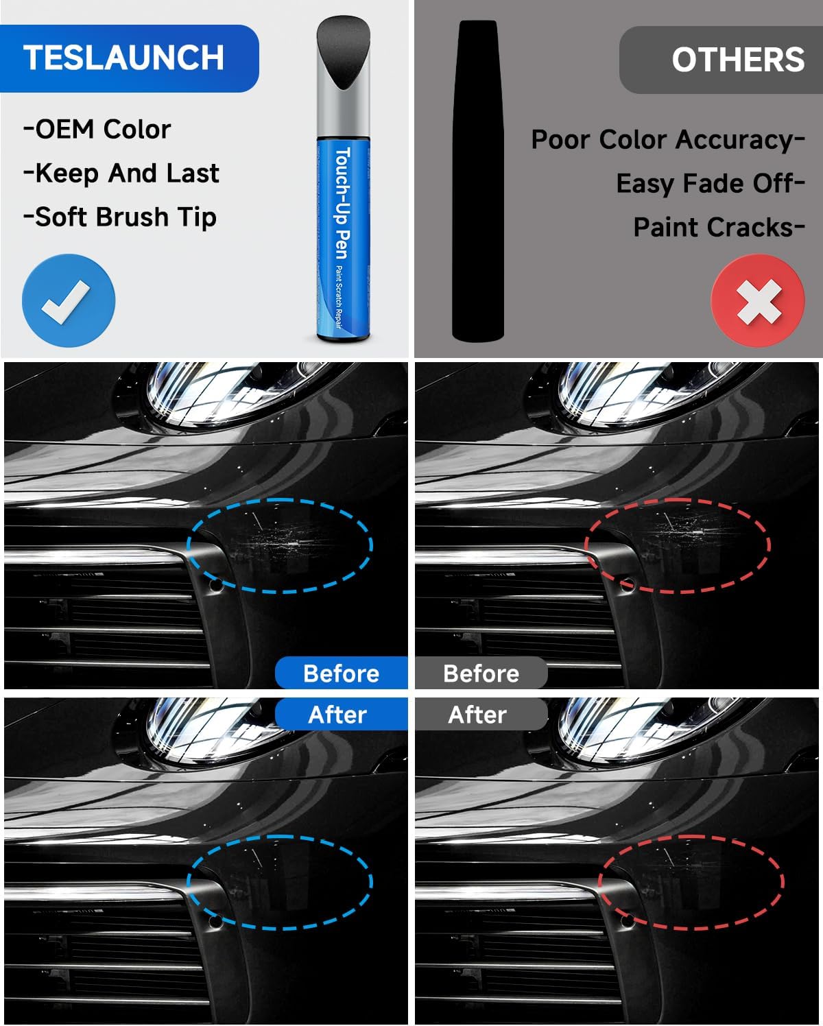 Touch Up Paint Compatible with Porsche Exact Match Touch Up Paint Car Scratch Repair (Black(041/A1)Compatible with 911/Cabrio/Taycan/911/914/918/Spyder/924/944/968/Boxster/Carrera/Gt/Cayenne/Cayman/S/Macan/Panamera/718/Boxter/718/Cayman/Panamera/Turismo/986)