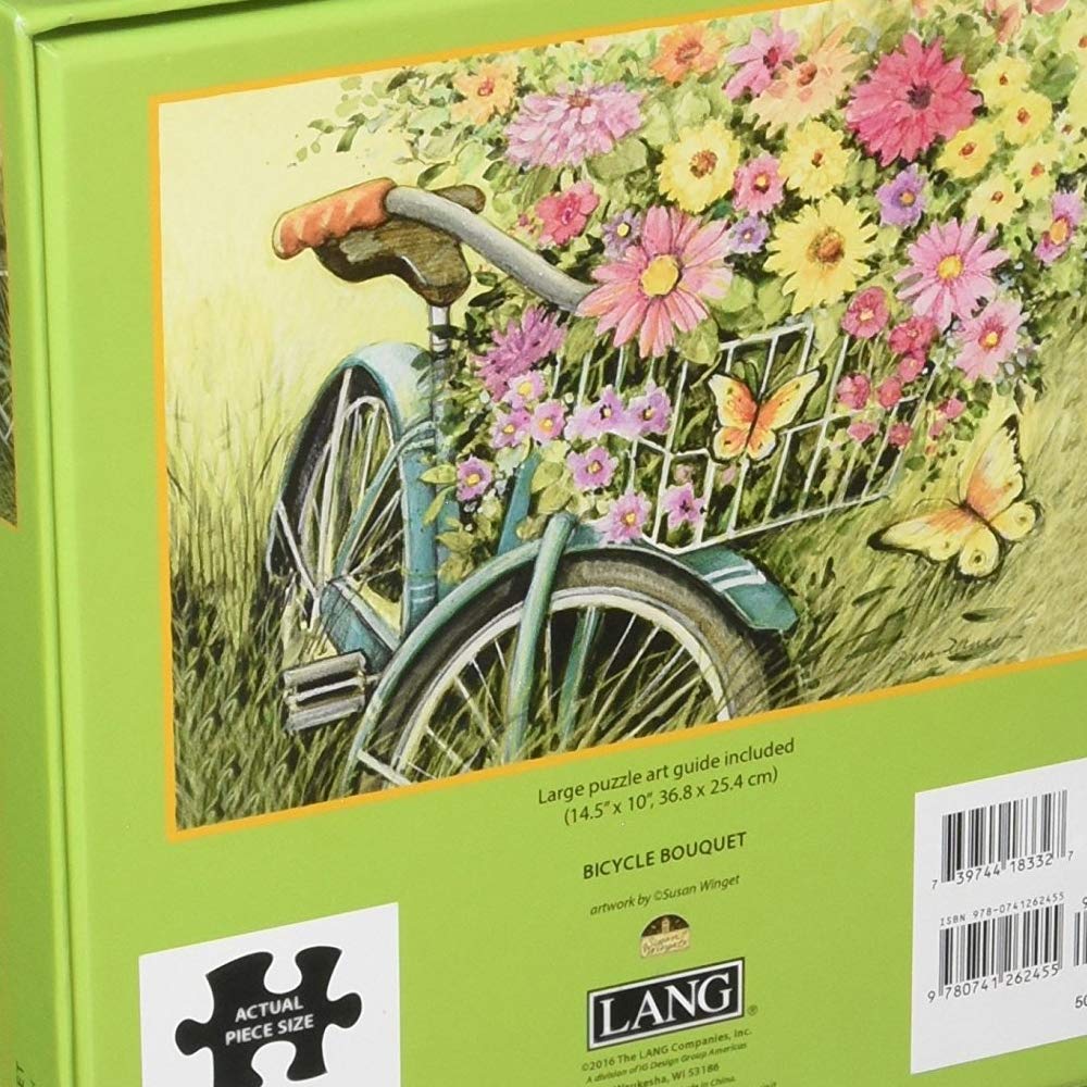 Jigsaw Puzzle 1000 Pieces 29"X20"-Bicycle Bouquet