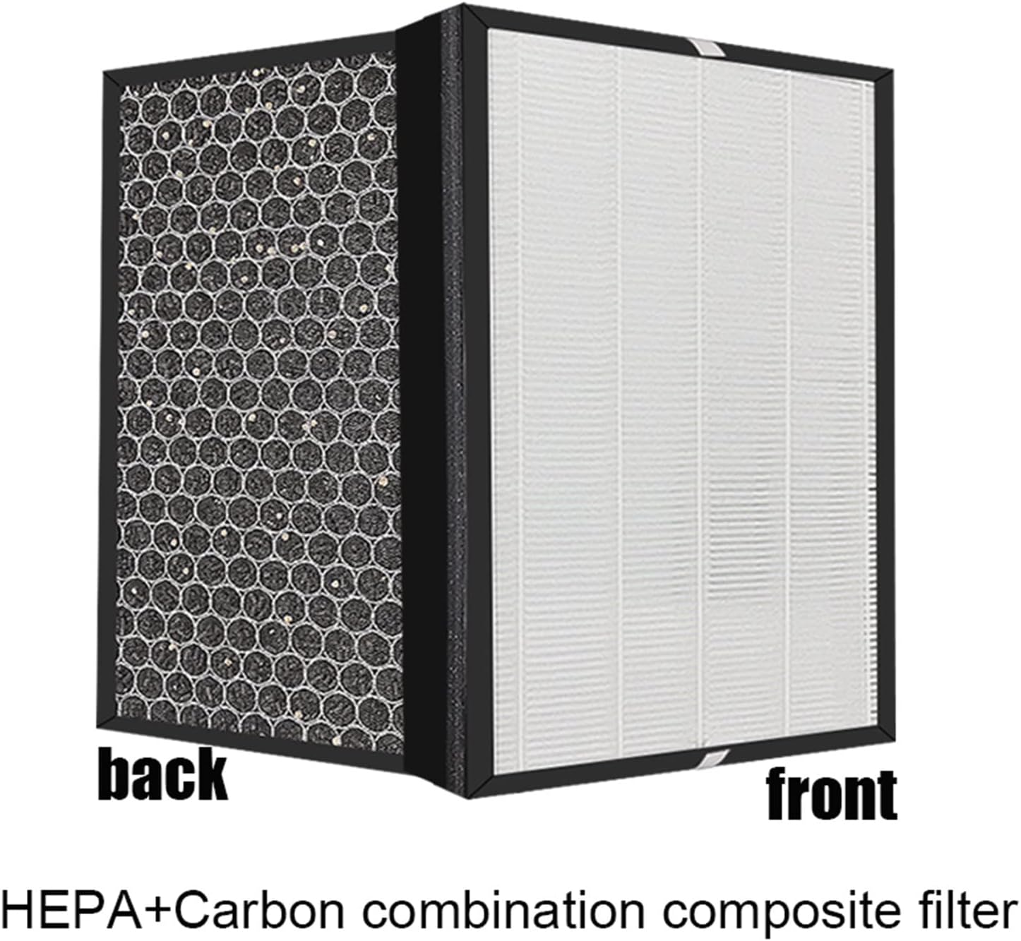 Pinewell A401 A402 A403 HEPA Filter with Activated Carbon ，Compatible for Boneco P400 Air Purifier Pre Free 375х280х42mm