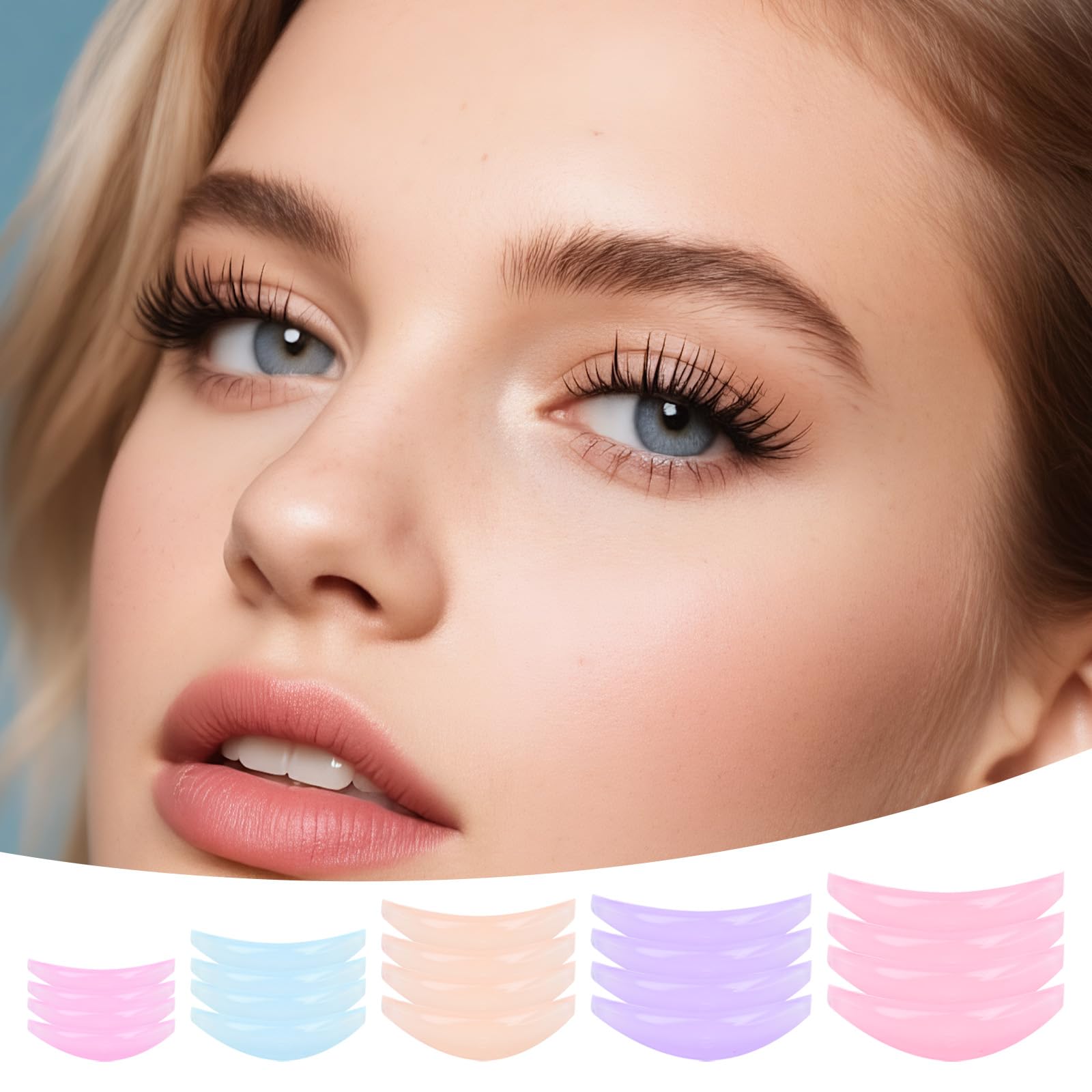 10 Stück Wimpernlifting Pads Silikon Dauerwelle Pad Wiederverwendbare DIY Wimpern Lifting Pads Es Sind Fünf Größen Erhältlich: A, B, C, Xs Und Xxs Selbstklebende Lash Lift Pad Silikon Pads