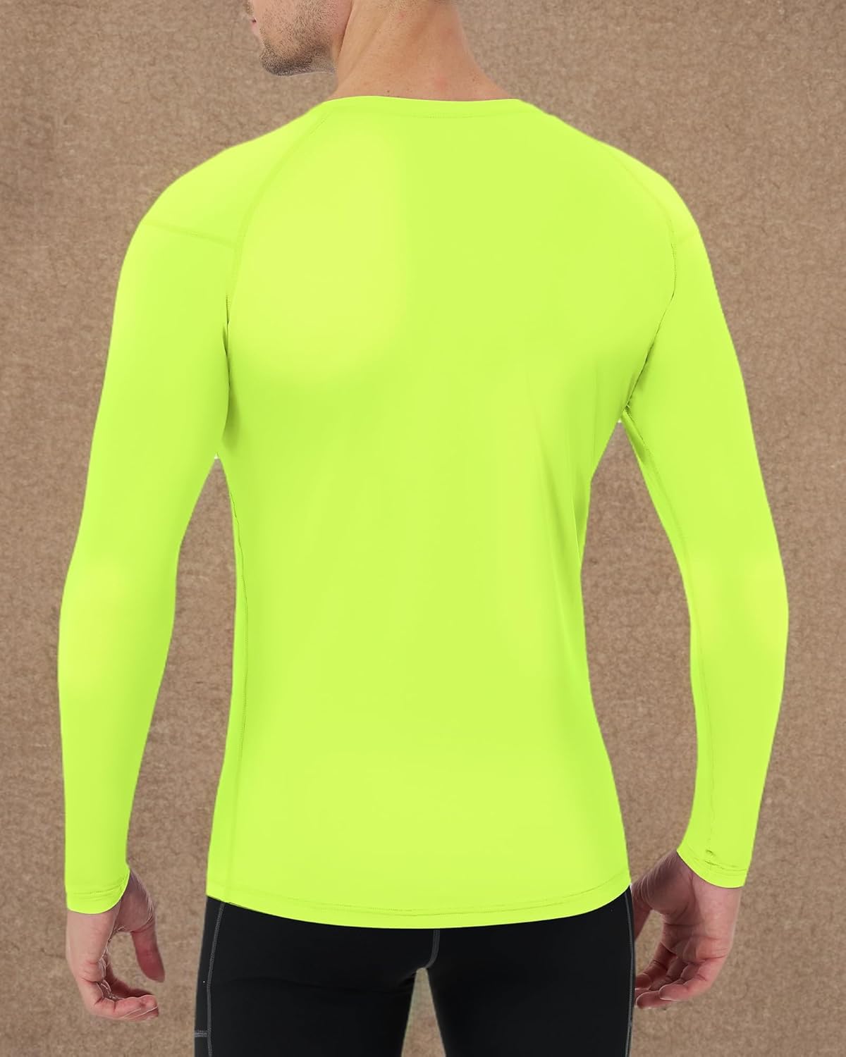 Runhit Long Sleeve Compression Shirts for Men, UPF 50+ Men's Compression Shirts, Running Athletic Workout Base Layer - Image 7