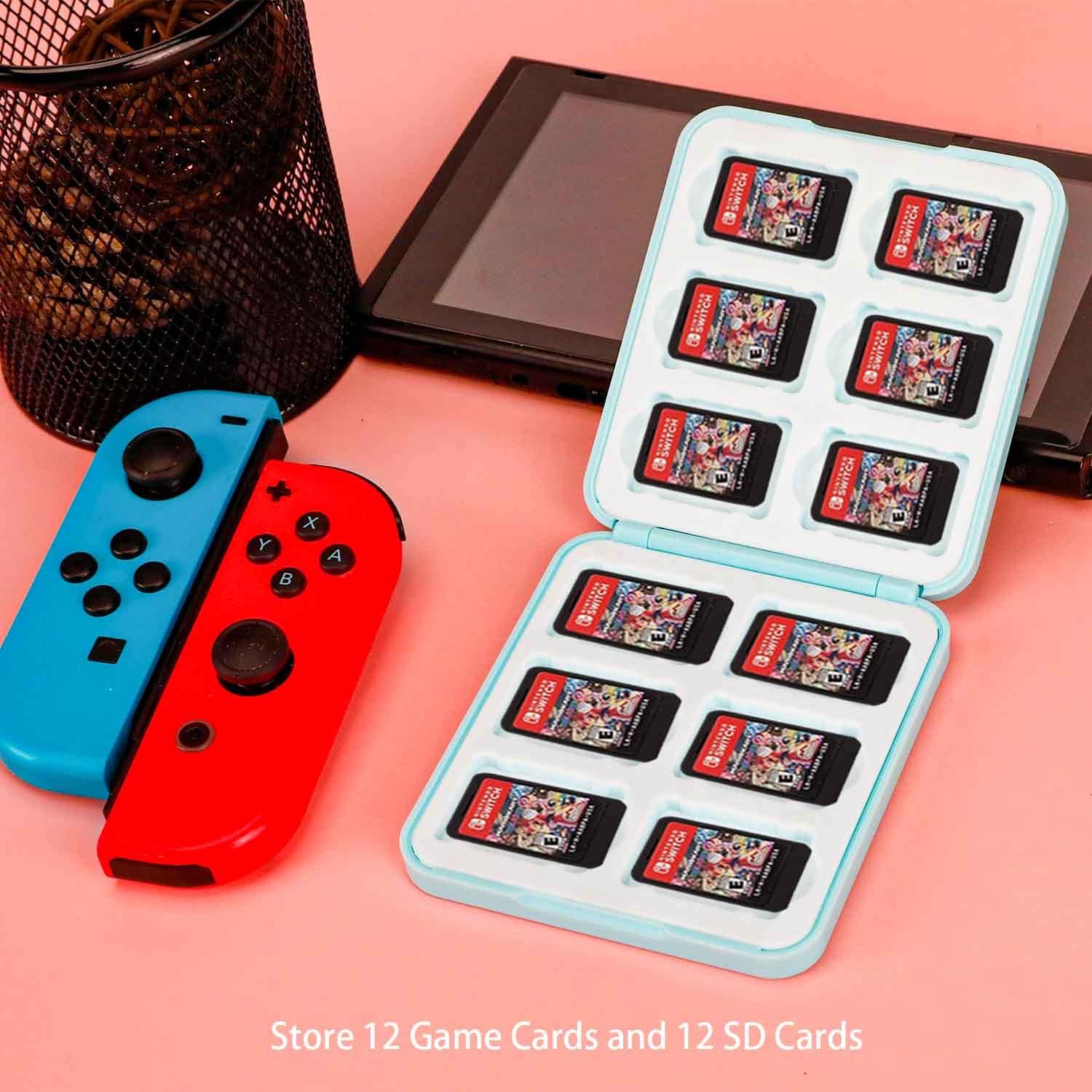 Accessories Bundle for Nintendo Switch OLED Animal Crossing Model 2021 - YOOWA Accessory kit NS Oled Animal Crossing Set with Carrying Case Protective Cover Screen Protector Game Card Holder Stand