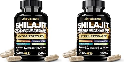Miniatura 10 de Shilajit para hombre | Suplemento de cápsulas Shilajit de 20450 mg | Fabricado en Estados Unidos | Más de 85 minerales traza y ácido fúlvico |