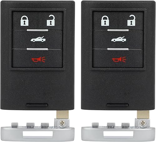 SCITOO 2 fundas para llavero para Chevrolet Corvette 2008-2013