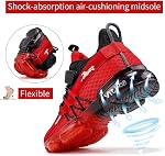 JMFCHI Garçons Sneakers Respirant Mesh Léger Garçon Chaussures de course Glissez sur Sneakers pour les garçons et les filles Sports Athletic Tennis Shoe(Petit enfant/Big Kid)